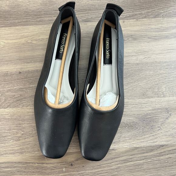 Franco Sarto Vana Ballet Flat in Black Leather Size 8 - Picture 4 of 8